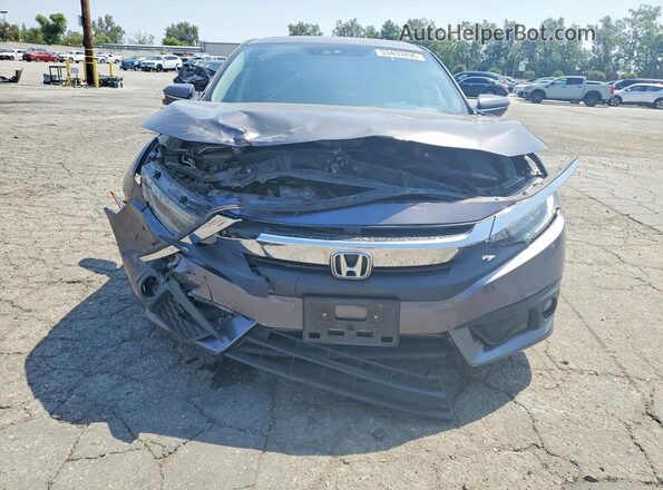 JHMFC1F91JX013361 2018 HONDA CIVIC Gray Դիմացի տեսք