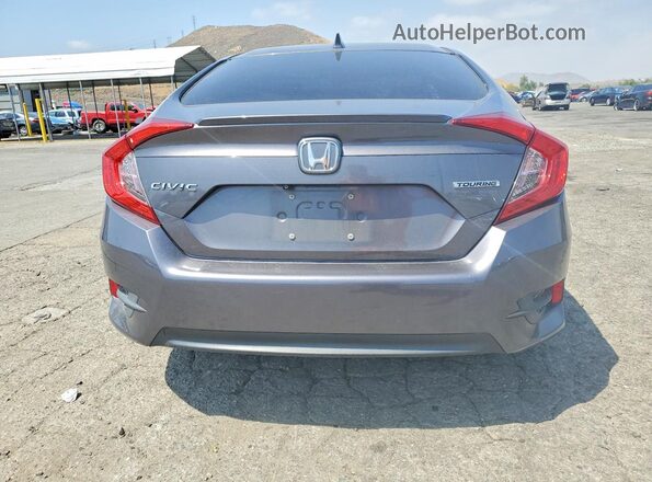 JHMFC1F91JX013361 2018 HONDA CIVIC Gray Հետևի տեսք