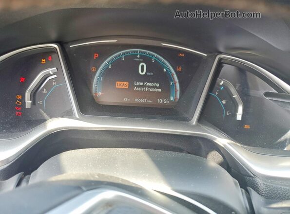 JHMFC1F91JX013361 2018 HONDA CIVIC Gray Սարքավորումների վահանակի տեսք