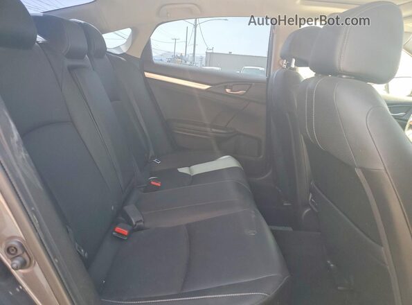 JHMFC1F91JX013361 2018 HONDA CIVIC Gray Հետևի նստատեղերի տեսք