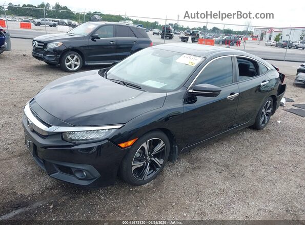 JHMFC1F91JX018446 2018 HONDA CIVIC Черный Передняя левая четверть