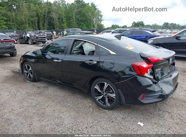 JHMFC1F91JX018446 2018 HONDA CIVIC Черный Задняя левая четверть