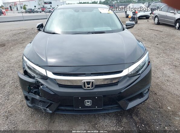 JHMFC1F91JX018446 2018 HONDA CIVIC Черный Вид щитка приборов