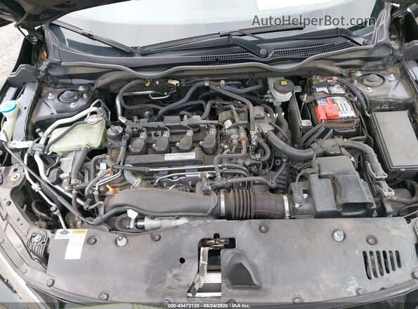 JHMFC1F91JX018446 2018 HONDA CIVIC Черный Вид сзади