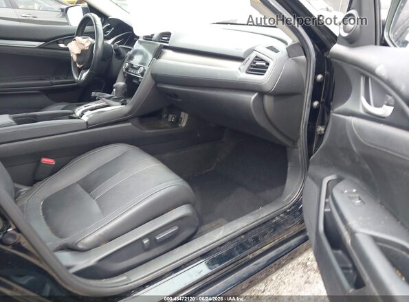 JHMFC1F91JX018446 2018 HONDA CIVIC Черный Вид салона спереди