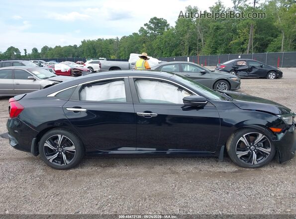 JHMFC1F91JX018446 2018 HONDA CIVIC Черный Вид задней части салона