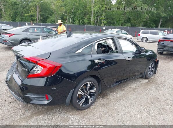JHMFC1F91JX018446 2018 HONDA CIVIC Черный Задняя правая четверть
