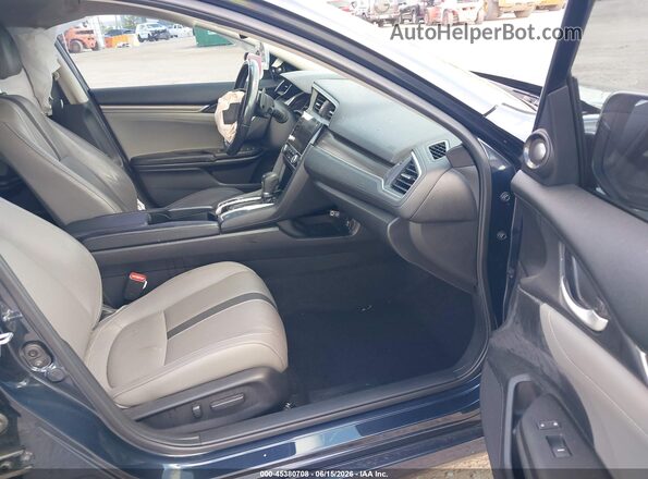 JHMFC1F92KX002192 2019 HONDA CIVIC Черный Вид салона спереди
