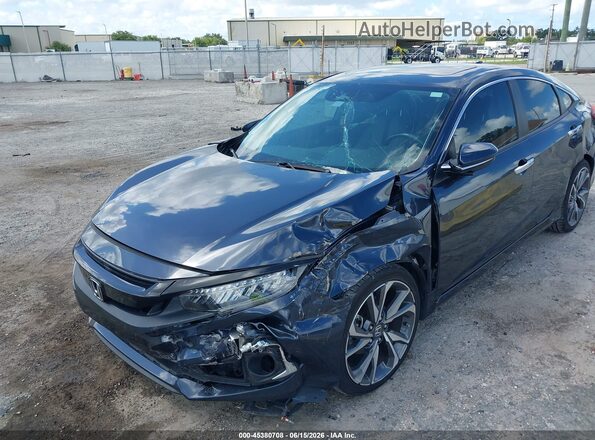 JHMFC1F92KX002192 2019 HONDA CIVIC Черный Вид спереди