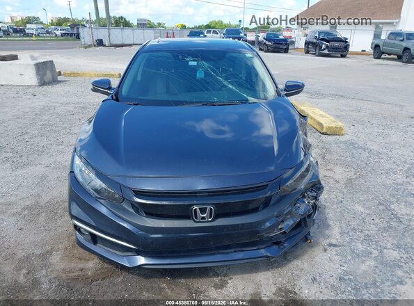 JHMFC1F92KX002192 2019 HONDA CIVIC Черный Вид щитка приборов