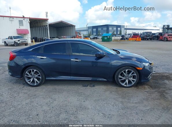 JHMFC1F92KX002192 2019 HONDA CIVIC Черный Вид задней части салона