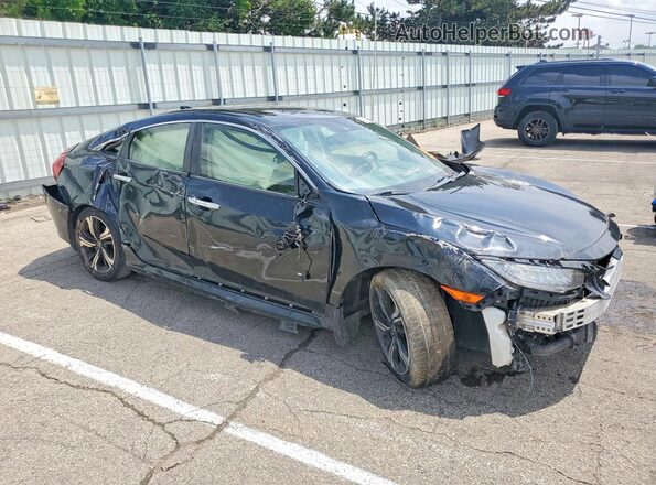 JHMFC1F95JX021351 2018 HONDA CIVIC Black Przód prawy