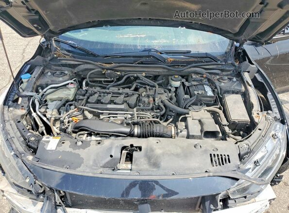 JHMFC1F95JX021351 2018 HONDA CIVIC Black Widok wnętrza z tyłu
