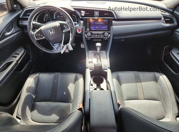 JHMFC1F96KX005810 2019 HONDA CIVIC White Widok deski rozdzielczej