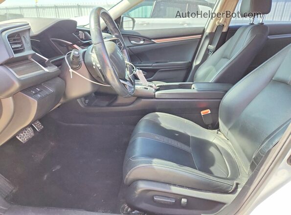 JHMFC1F96KX005810 2019 HONDA CIVIC White Widok wnętrza z przodu