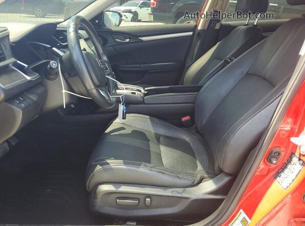 JHMFC1F98JX008013 2018 HONDA CIVIC Red Widok wnętrza z przodu