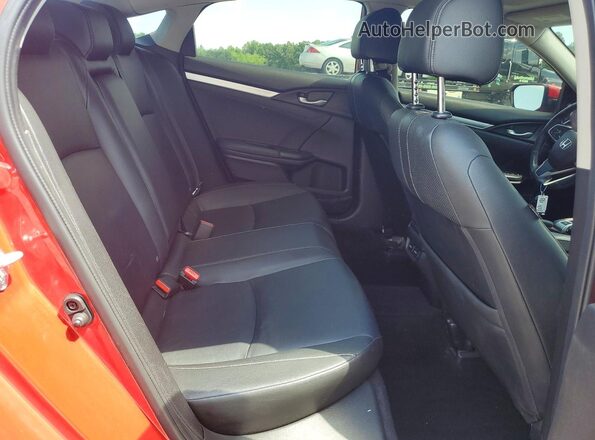 JHMFC1F98JX008013 2018 HONDA CIVIC Red Widok tylnych siedzeń