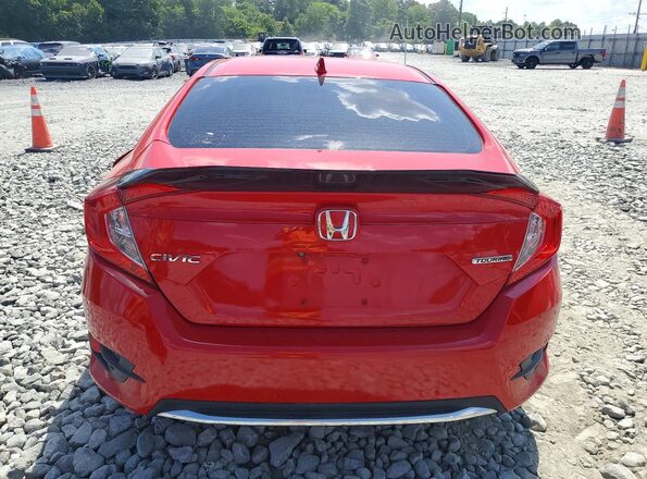 JHMFC1F98JX008013 2018 HONDA CIVIC Red Widok z tyłu