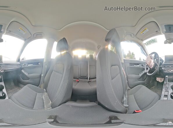 JHMFE1F73NX003476 2022 HONDA CIVIC White Widok naklejki z numerem VIN