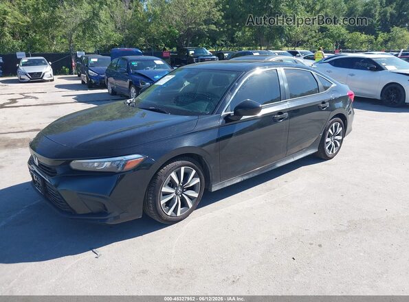 JHMFE1F73NX004434 2022 HONDA CIVIC Черный Передняя левая четверть