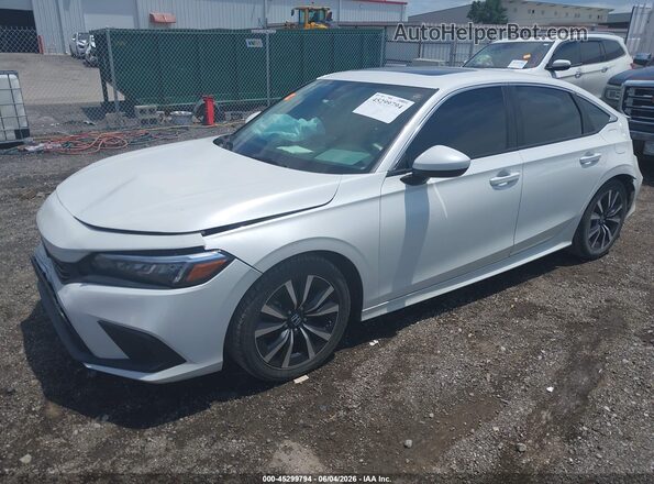 JHMFE1F73NX005468 2022 HONDA CIVIC Белый Передняя левая четверть