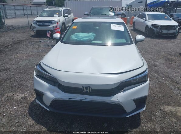 JHMFE1F73NX005468 2022 HONDA CIVIC Белый Вид щитка приборов