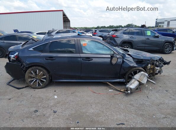 JHMFE1F76NX007182 2022 HONDA CIVIC Gray Dashboard view