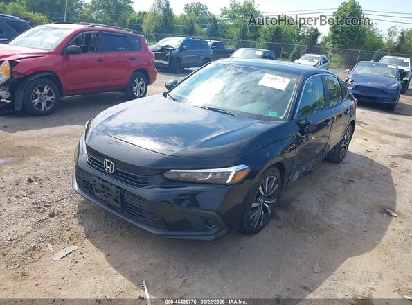 JHMFE1F77NX001830 2022 HONDA CIVIC Черный Передняя левая четверть
