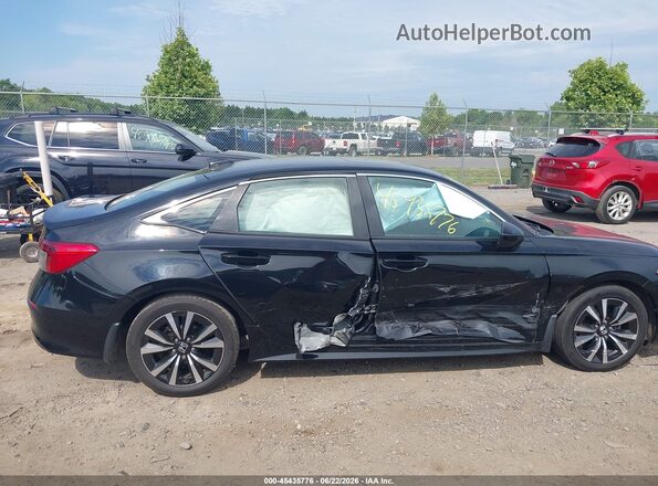 JHMFE1F77NX001830 2022 HONDA CIVIC Черный Вид задней части салона