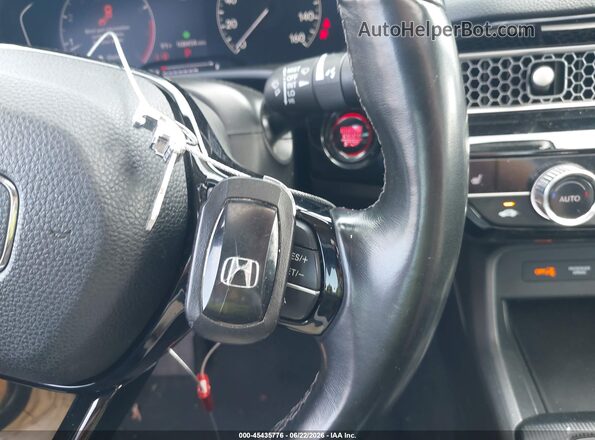 JHMFE1F77NX001830 2022 HONDA CIVIC Черный Вид панели приборов