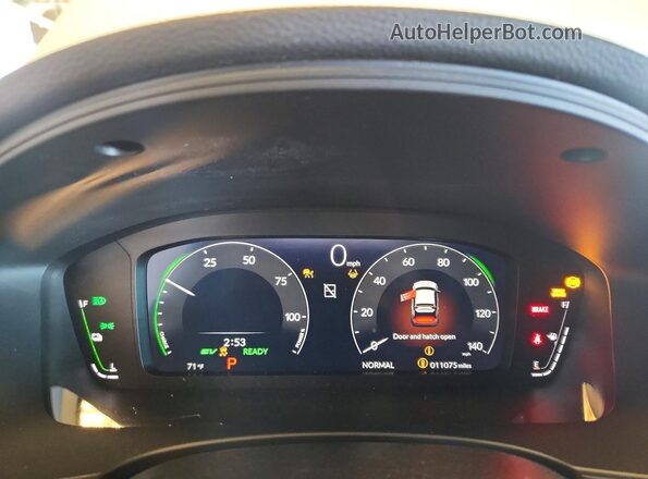 JHMFL4H90TX002479 2026 HONDA CIVIC Белый Вид щитка приборов