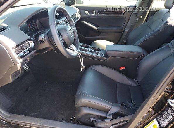JHMFL4H97SX004308 2025 HONDA CIVIC Black წინა სალონის ხედი