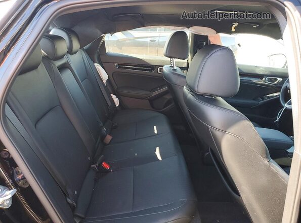 JHMFL4H97SX004308 2025 HONDA CIVIC Black უკანა სავარძლების ხედი