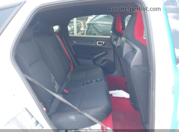JHMFL5G45SX008076 2025 HONDA CIVIC TYPE R White Vista de la etiqueta del VIN