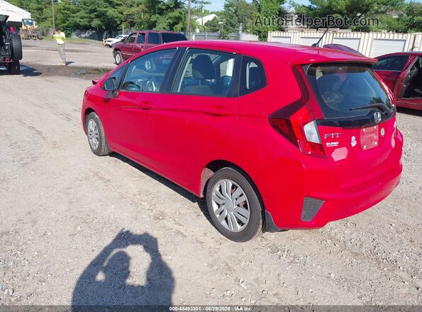 JHMGK5H52GS014100 2016 HONDA FIT Красный Задняя левая четверть
