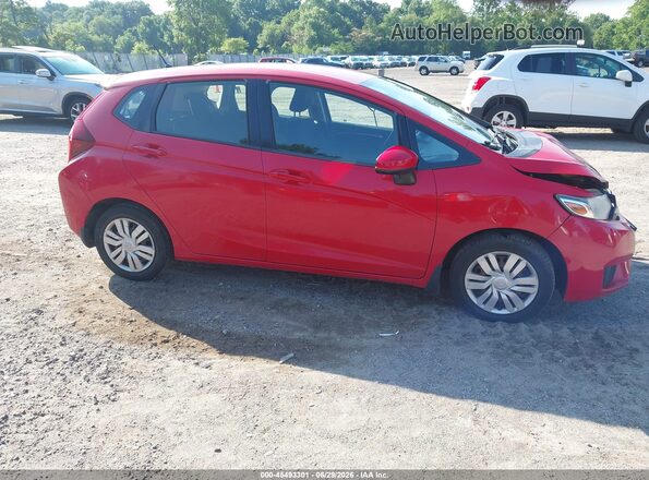 JHMGK5H52GS014100 2016 HONDA FIT Красный Вид задней части салона
