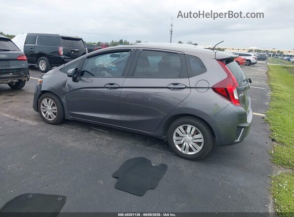 JHMGK5H52GS014467 2016 HONDA FIT Gray Trasero izquierdo