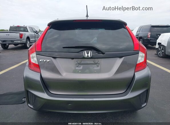 JHMGK5H52GS014467 2016 HONDA FIT Gray 