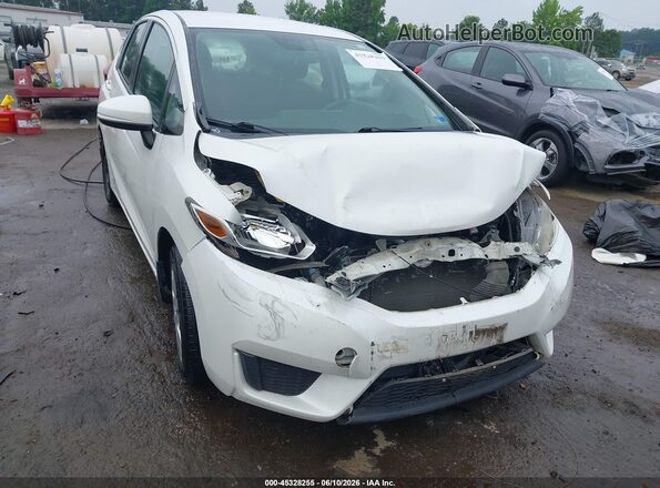 JHMGK5H52GS015327 2016 HONDA FIT White წინა ხედი