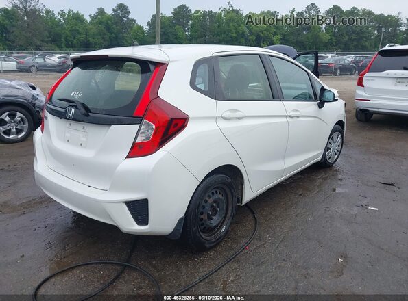JHMGK5H52GS015327 2016 HONDA FIT White უკანა მარჯვენა