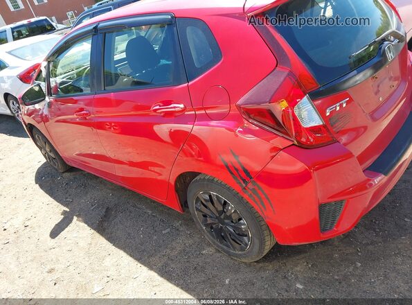 JHMGK5H53GS008340 2016 HONDA FIT Red Задня ліва чверть