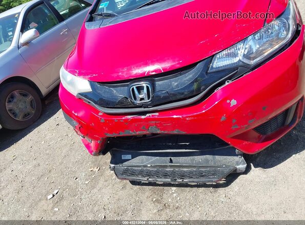 JHMGK5H53GS008340 2016 HONDA FIT Red Вид спереду