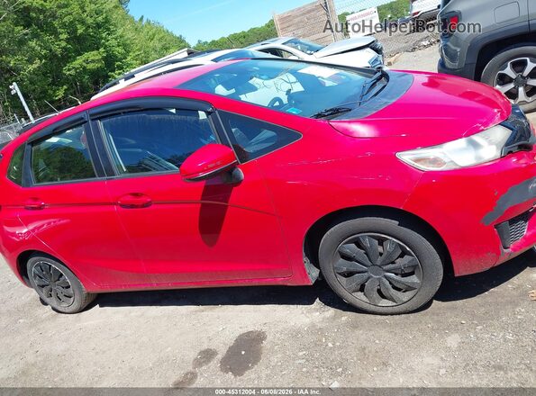JHMGK5H53GS008340 2016 HONDA FIT Red Вид задньої частини салону