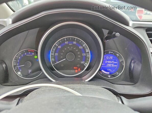 JHMGK5H53GS010735 2018 HONDA FIT Silver Vista del cuadro de instrumentos