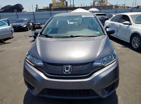 JHMGK5H56GS001267 2016 HONDA FIT Charcoal Вид спереду