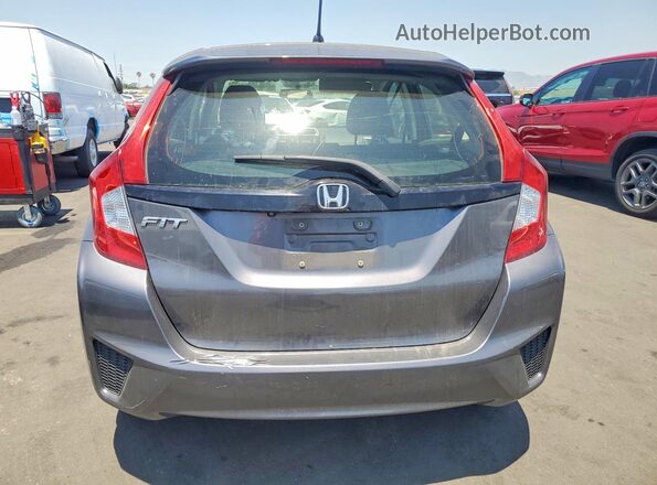 JHMGK5H56GS001267 2016 HONDA FIT Charcoal Вид ззаду