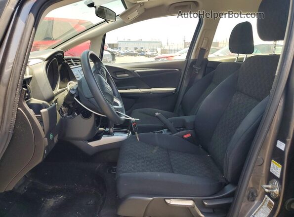 JHMGK5H56GS001267 2016 HONDA FIT Charcoal Вид салону спереду