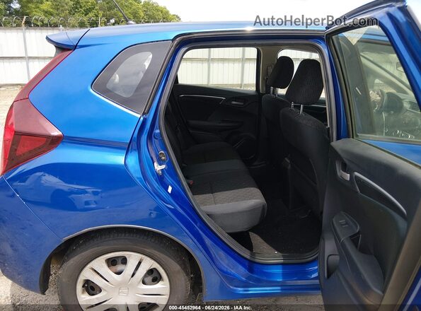 JHMGK5H56GS013256 2016 HONDA FIT Blue Vista de la etiqueta del VIN