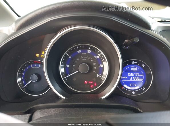 JHMGK5H59GX033357 2016 HONDA FIT Silver Հետևի նստատեղերի տեսք