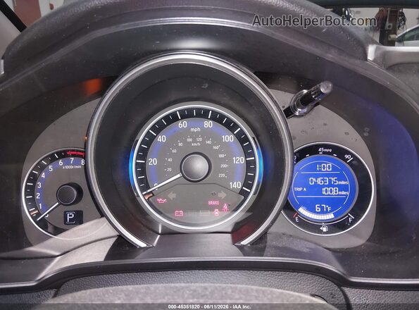 JHMGK5H75GS005828 2016 HONDA FIT Purple Вид задніх сидінь